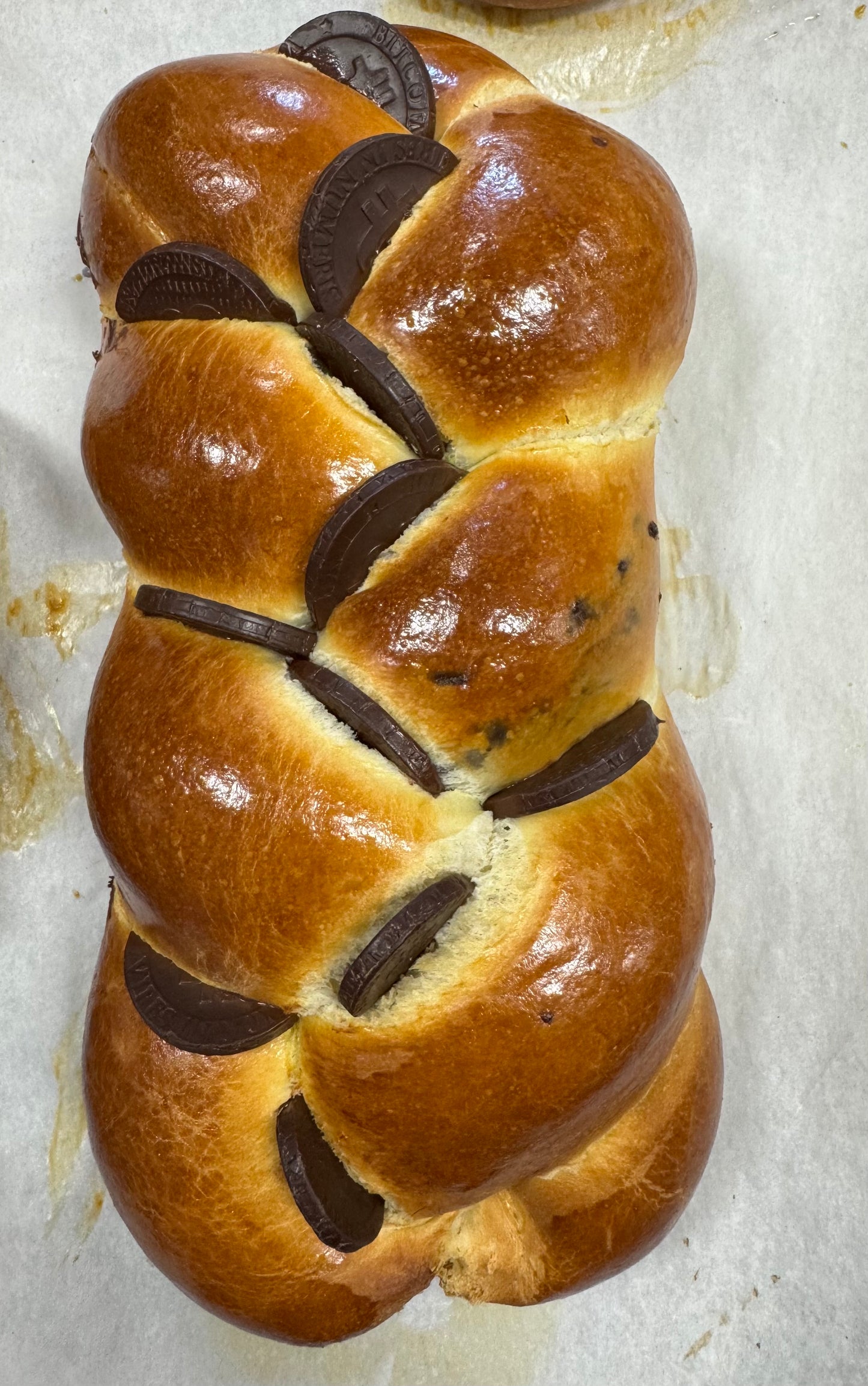Hanukkah Gelt Challah